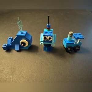 Lego Blue Building Blocks Set